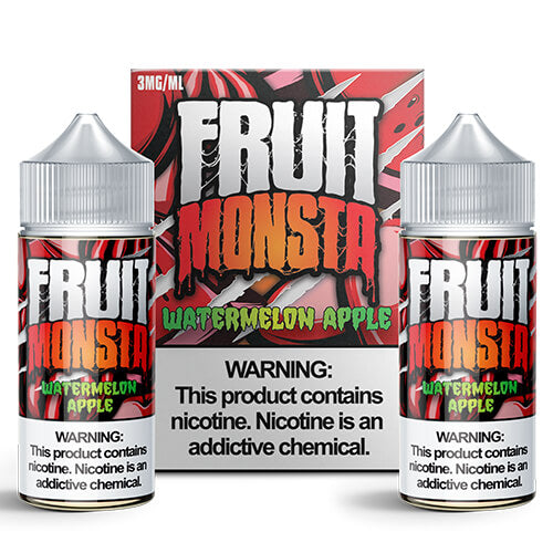 Fruit Monsta E-Liquids - Watermelon Apple - 2x100ml / 3mg