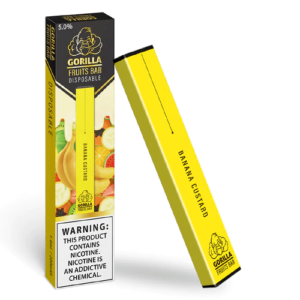 Gorilla Fruits Bar - Disposable Vape Device - Banana Custard - Single / 50mg