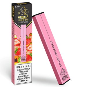 Gorilla Fruits Bar - Disposable Vape Device - Strawberry Custard - Single / 50mg