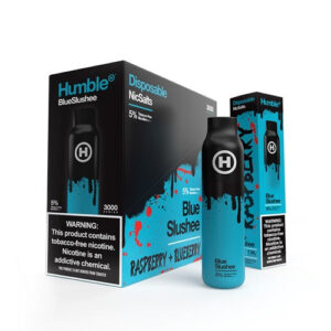 Humble Juice Co. Tobacco Free Nicotine - Disposable Vape Device - Blue Slushee - 10 Pack / 50mg