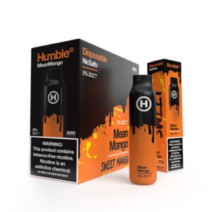 Humble Juice Co. Tobacco Free Nicotine - Disposable Vape Device - Mean Mango - 10 Pack / 50mg