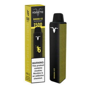 Ignite V15 - Disposable Vape Device - Banana Ice - Single / 50mg