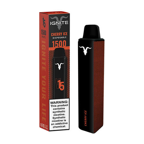 Ignite V15 - Disposable Vape Device - Cherry Ice - Single / 50mg