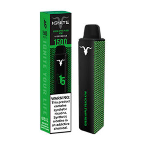 Ignite V15 - Disposable Vape Device - Green Apple Peach Kiwi - Single / 50mg