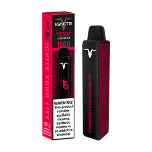 Ignite V15 - Disposable Vape Device - Strawberry Apple Watermelon - Single / 50mg