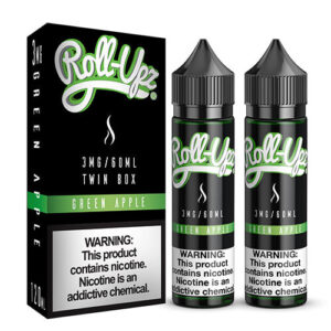 Juice Roll Upz E-Liquid - Green Apple - 2x60ml / 0mg