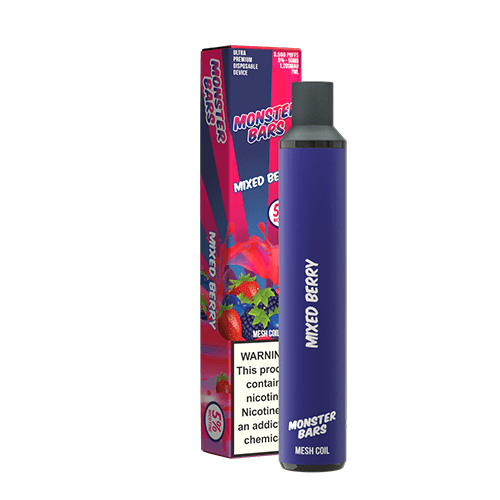Monster Bars 3500 - Disposable Vape Device - Mixed Berry - Single / 50mg