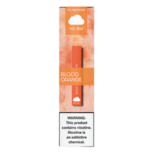 Nic Bar - Disposable Vape Device - Blood Orange - Single / 50mg