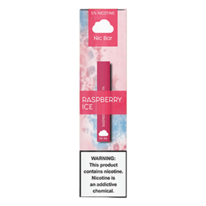 Nic Bar - Disposable Vape Device - Raspberry Ice - Single / 50mg