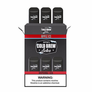 Nitro's Cold Brew Solos - Disposable Device - Apple Ice - 3 Pack / 50mg