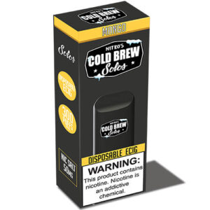 Nitro's Cold Brew Solos - Disposable Device - Mango - 3 Pack / 50mg