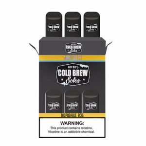 Nitro's Cold Brew Solos - Disposable Device - Mango Ice - 3 Pack / 50mg