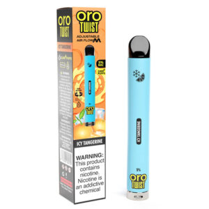 ORO Max Flow Twist - Disposable Vape Device - Icy Tangerine - Single / 50mg