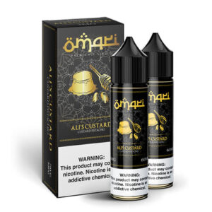 Omari E-Liquid - Ali's Custard - 2x60ml / 0mg