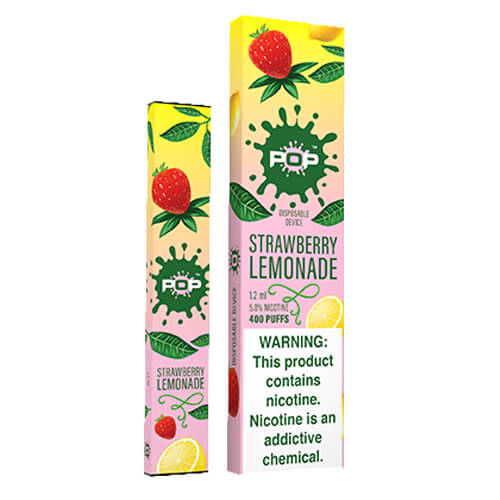 POP - Disposable Vape Pen - Strawberry Lemonade - Single / 50mg
