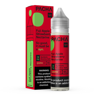 Pachamama E-Liquid Tobacco-Free - Fuji Apple Strawberry Nectarine - 60ml / 3mg