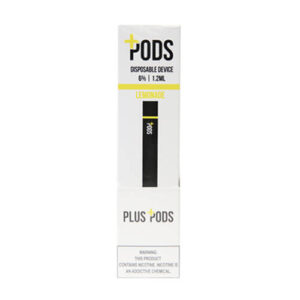 Plus Pods - Disposable Vape Pod Device - Lemonade - 1.2ml / 60mg