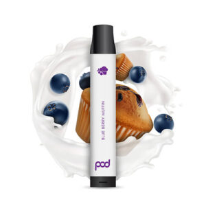 Pod 2500 - Disposable Vape Device - Blueberry Muffin - Single / 55mg