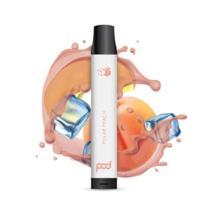 Pod 2500 - Disposable Vape Device - Polar Peach (Ice) - Single / 55mg