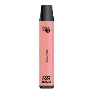 Pod Stick 1000 - Disposable Vape Device - Peach Ice - Single / 50mg