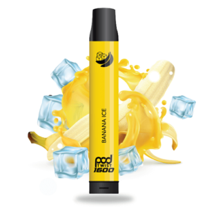 Pod Twist 1600 - Disposable Vape Device - Banana Ice - Single / 55mg