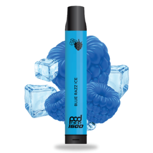 Pod Twist 1600 - Disposable Vape Device - Blue Razz Ice - Single / 55mg