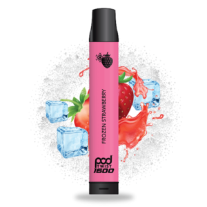 Pod Twist 1600 - Disposable Vape Device - Frozen Strawberry - Single / 55mg