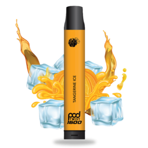 Pod Twist 1600 - Disposable Vape Device - Tangerine Ice - Single / 55mg