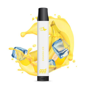 Pod Twist 2500 - Disposable Vape Device - Banana Ice - Single / 55mg