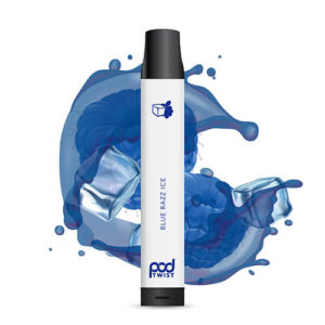 Pod Twist 2500 - Disposable Vape Device - Blue Razz Ice - Single / 55mg