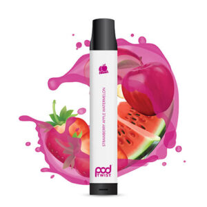 Pod Twist 2500 - Disposable Vape Device - Strawberry Apple Watermelon - Single / 55mg