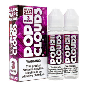 Pop Clouds E-Liquid - Grape Vape - 2x60ml / 3mg