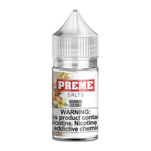 Preme eLiquids Salt Nic - Bourbon Custard - 30ml / 25mg