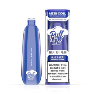 Puff Air Mesh - Disposable Vape Device - Blue Razz Bubblegum - Single / 50mg