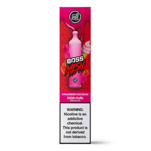 Puff BOSS MESH Synthetic - Disposable Vape Device - Strawberry ICE Cream - Single / 50mg