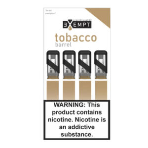 Remit by Exempt - Pre-Filled Pods - Tobacco Barrel (4 Pack) - 1.2ml / 50mg