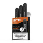 STIG - Ultra Portable and Disposable Vape Device - Tropical Mango (3 Pack) - 1.2ml / 60mg