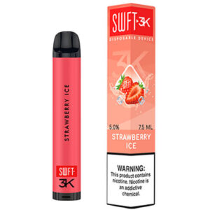 SWFT Bar 3K - Disposable Vape Device - Strawberry Ice - Single / 50mg