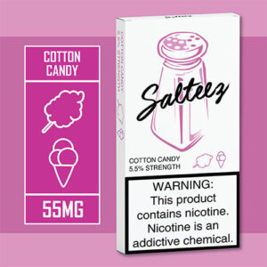 Salteez Pods - Cotton Candy (4 Pack) - 4 Pack / 55mg