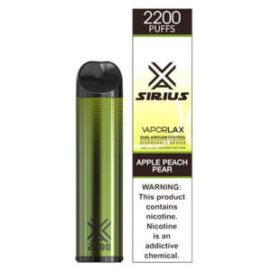 Sirius by VaporLAX - Disposable Vape Device - Apple Peach Pear - Single / 50mg