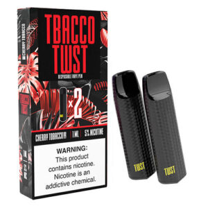 TWST - Disposable Vape Pen Twin Packs - Cherry Tobacco - 1ml / 50mg