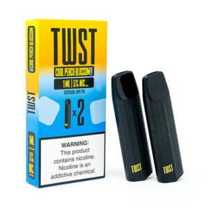 TWST - Disposable Vape Pen Twin Packs - Cool Peach Blossom - 1ml / 50mg