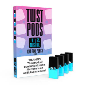 TWST Pods - Compatible Salt Nic Pods - ICED Pink Punch (4 Pack) - 1.2ml / 50mg
