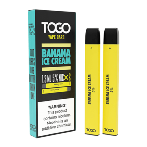 TWST TOGO - Disposable Vape Device Twin Pack - Banana Ice Cream - 2 Pack / 50mg