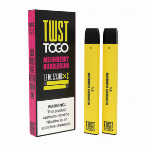 TWST TOGO - Disposable Vape Device Twin Pack - Melonberry Bubblegum - 2 Pack / 50mg