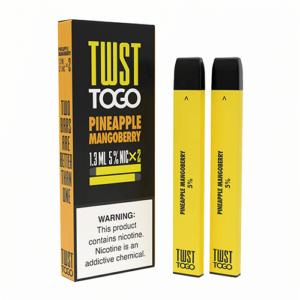 TWST TOGO - Disposable Vape Device Twin Pack - Pineapple Mangoberry - 2 Pack / 50mg