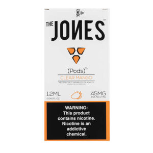 The Jones - Compatible Flavor Pods - Clear Mango (5 Pack) - 5 Pack - 1.2ml / 45mg