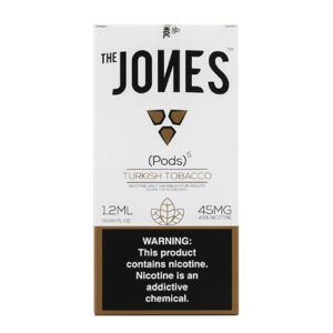The Jones - Compatible Flavor Pods - Turkish Tobacco (5 Pack) - 5 Pack - 1.2ml / 45mg