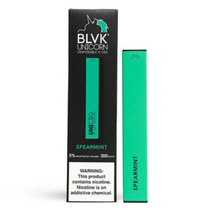 UNICIIG by BLVK Premium E-Liquid - Disposable Vape Device - Spearmint - 1.3ml / 50mg