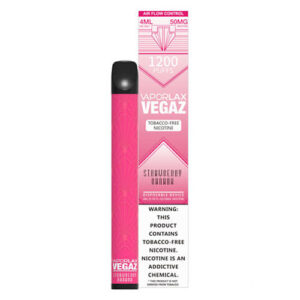 VEGAZ by VaporLAX - Disposable Vape Device - Strawberry Banana - Single / 50mg